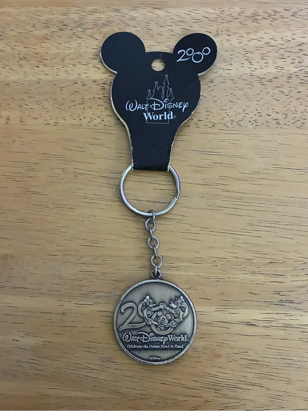Walt Disney World “ Celebrate the Future Hand in Hand Keychain